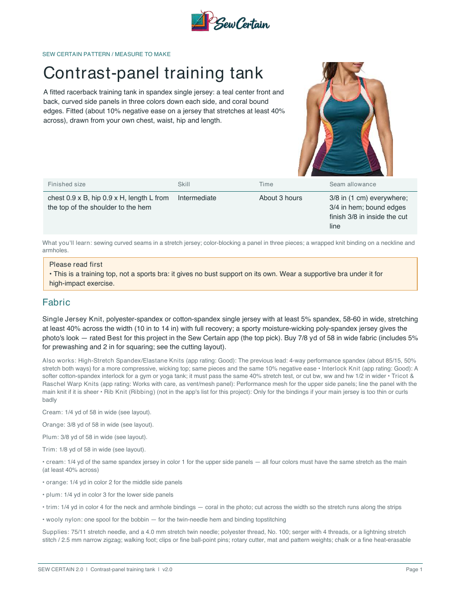 First PDF page of Contrast-panel training tank