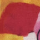 Selected red fabric area
